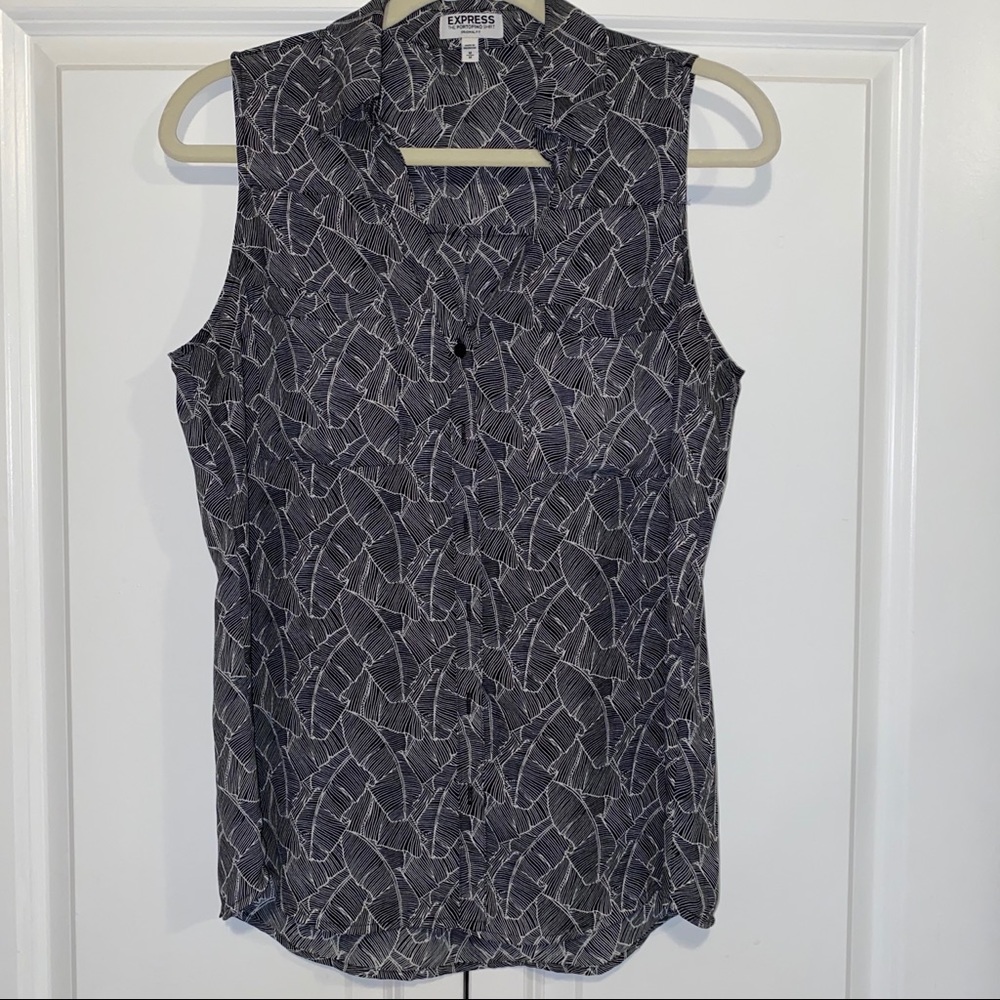 Express Portofino blouse, press-free.